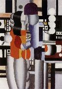 Fernard Leger The man and woman painting